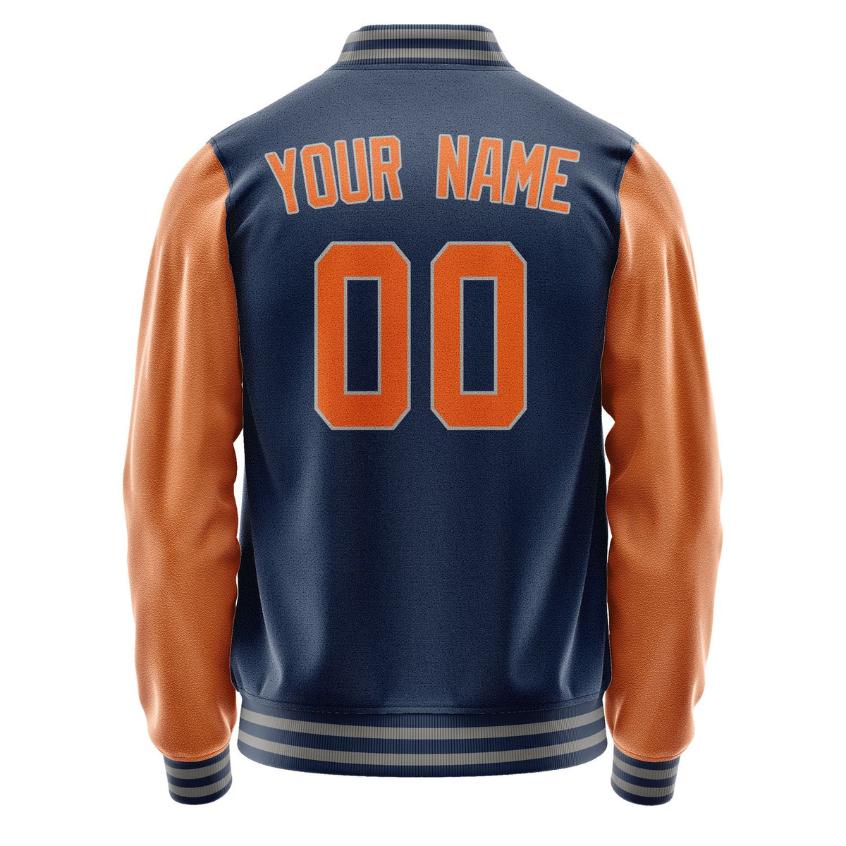 Custom Blue Orange Jacket JA1010281004B30428