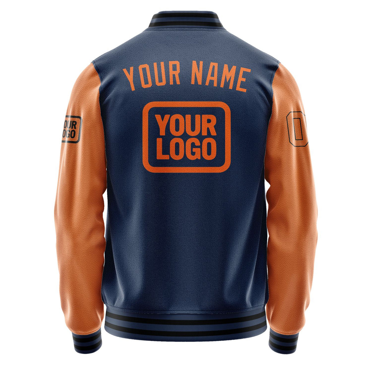 Custom Blue Orange Jacket JA101028101717282817