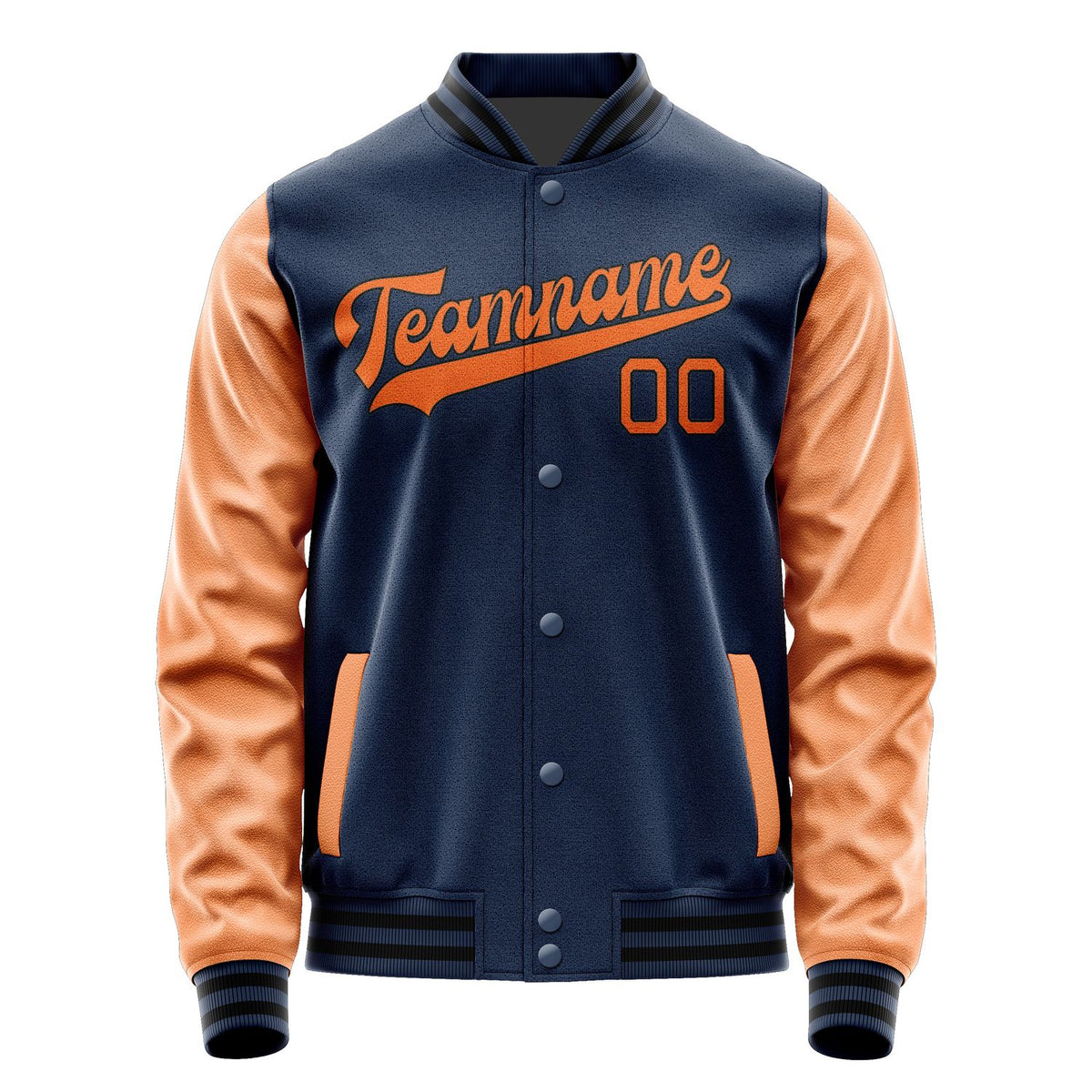 Custom Blue Orange Jacket JA1010281017B31728