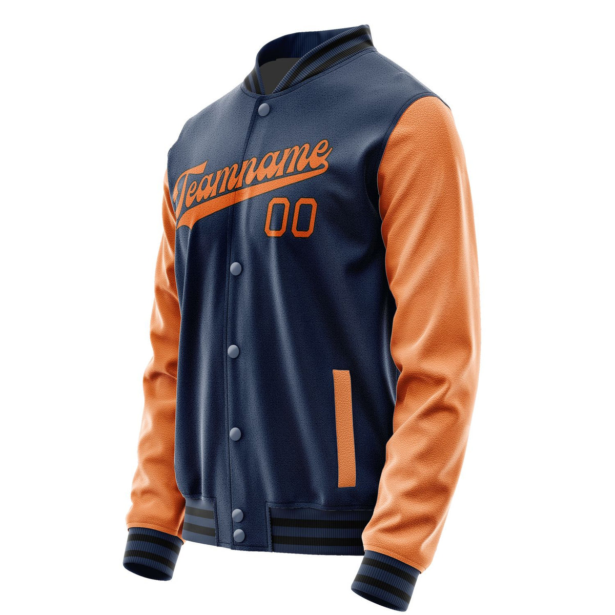 Custom Blue Orange Jacket JA1010281017B31728