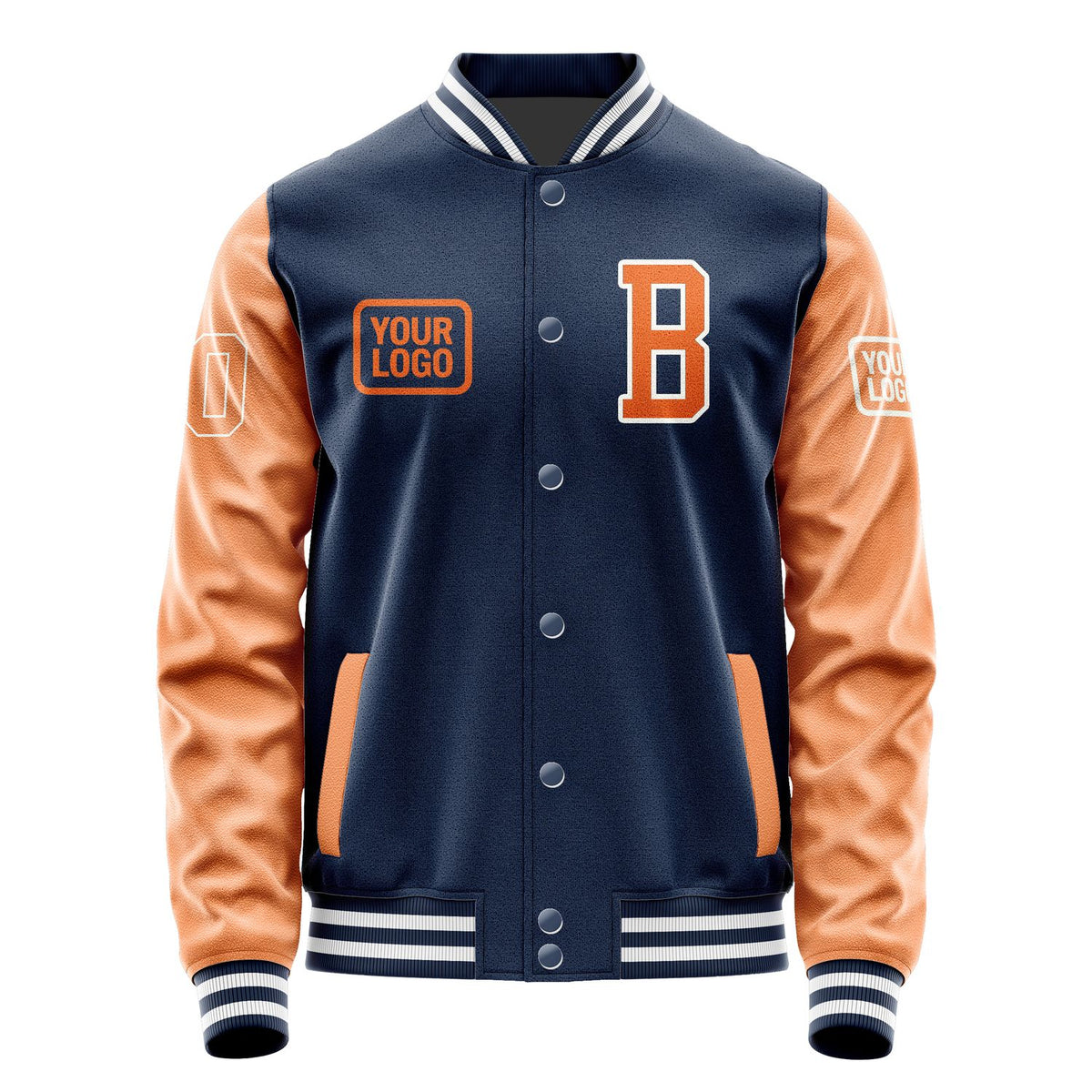 Custom Blue Orange Jacket JA101028101818282818