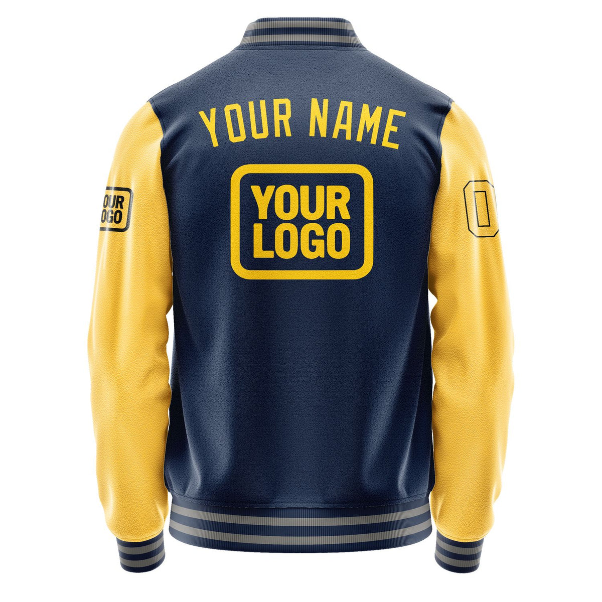 Custom Blue Gold Jacket JA101030100417303017