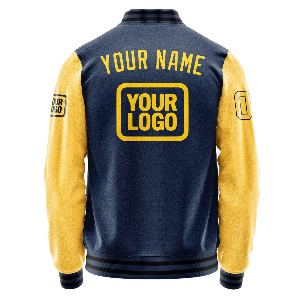 Custom Blue Gold Jacket JA101030101717303017