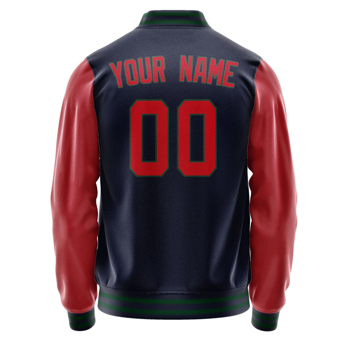 Custom Navy Red Jacket JA1111141105B30514