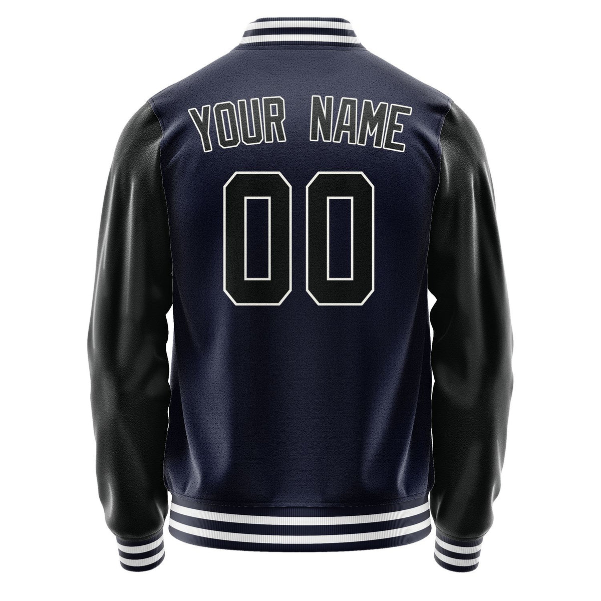 Custom Navy Black Jacket JA1111171118B31817