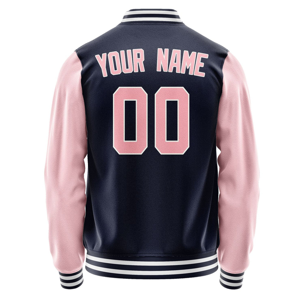 Custom Navy Light Pink Jacket JA1111211118B31821