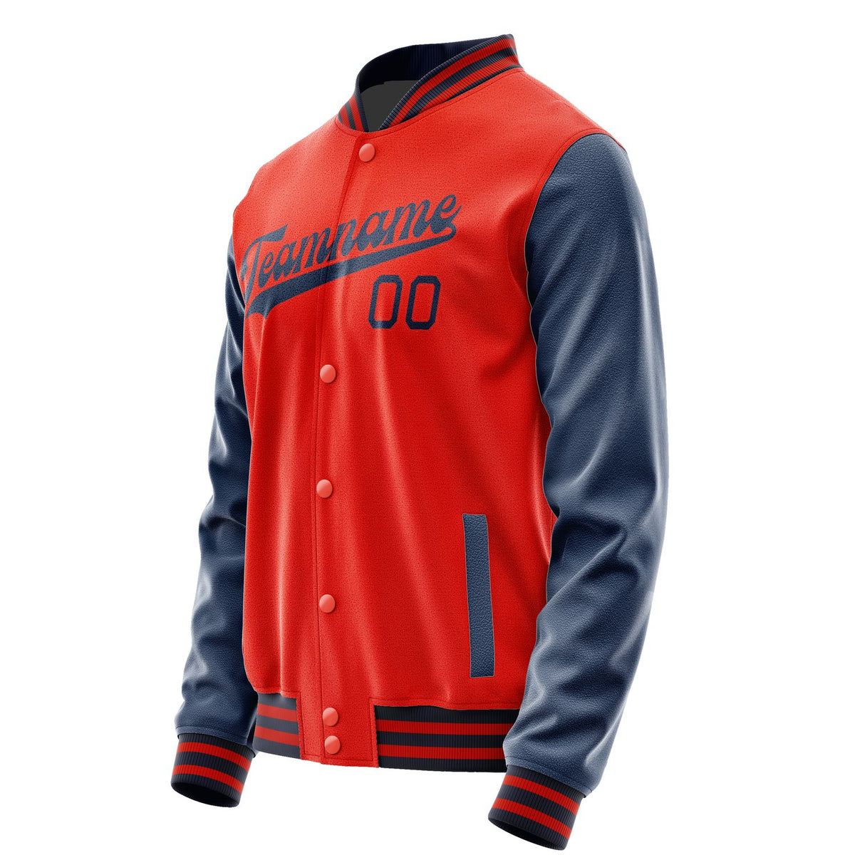 Custom Orange Red Blue Jacket JA1212101112B31210