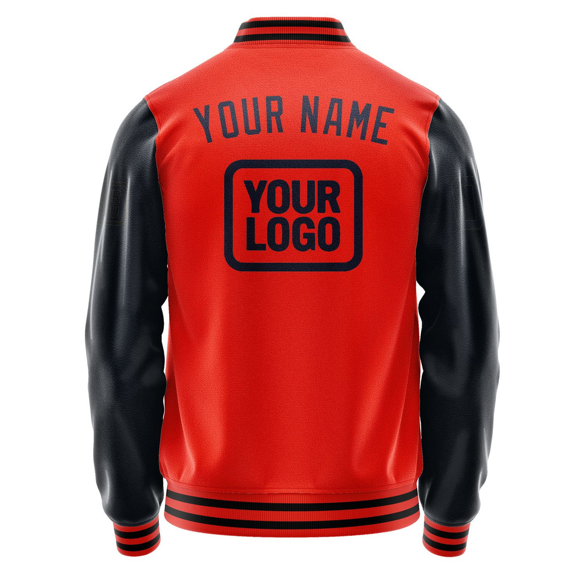 Custom Orange Red Navy Jacket JA121211121717111117