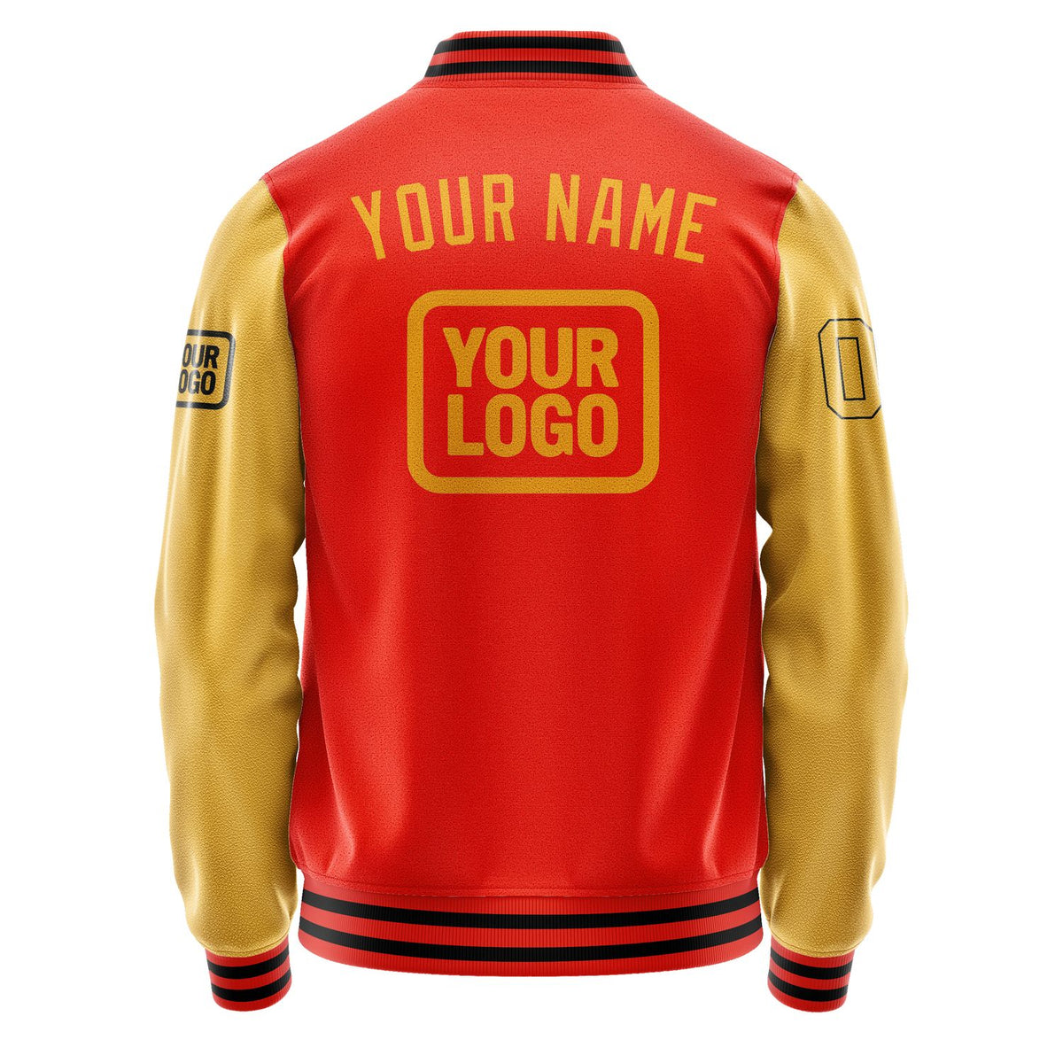 Custom Orange Red Yellow Jacket JA121219121717191917