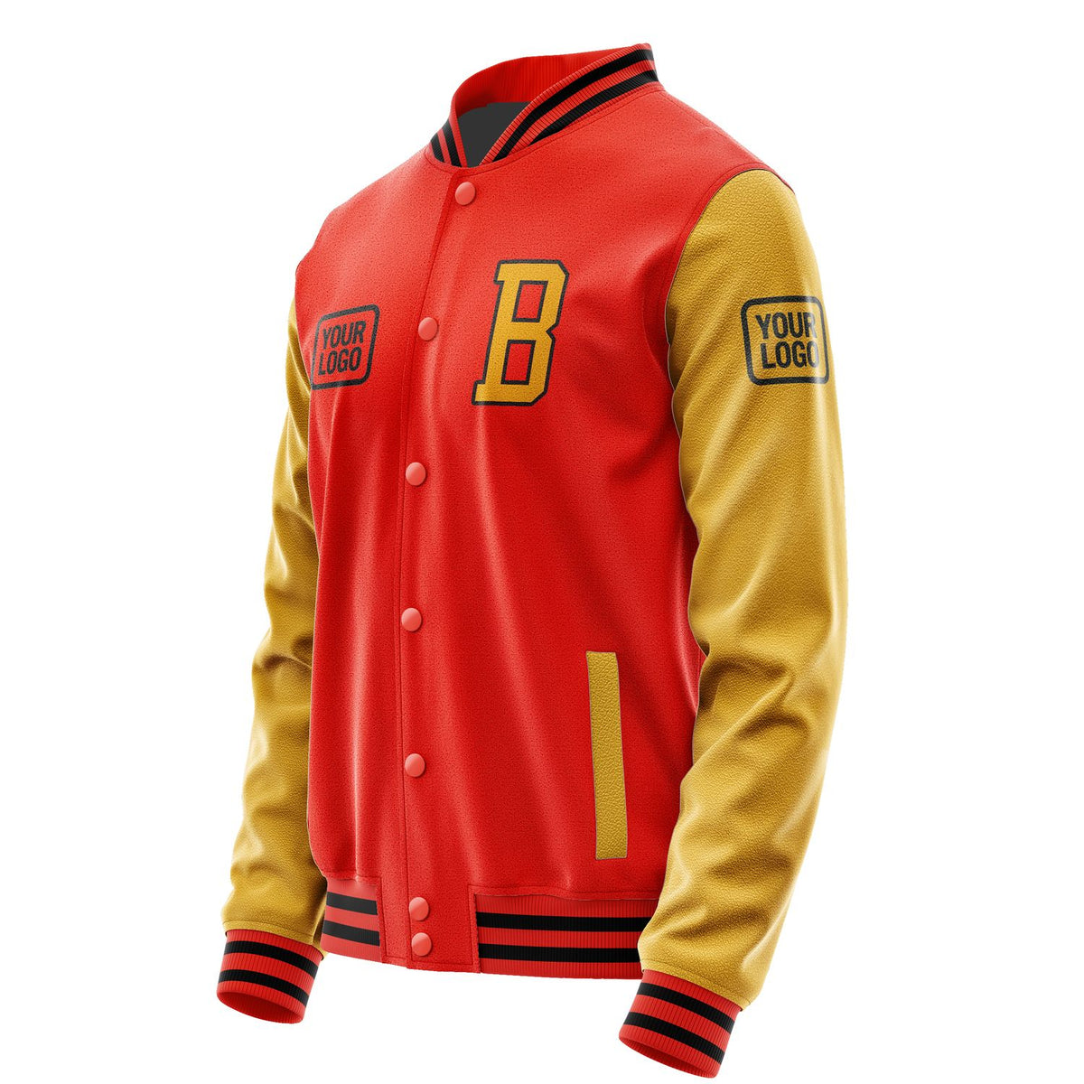 Custom Orange Red Yellow Jacket JA121219121717191917