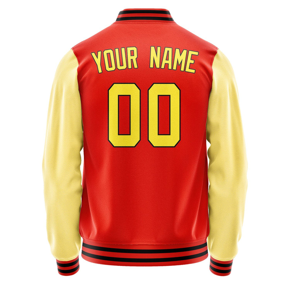 Custom Orange Red Light Yellow Jacket JA1212261217B31726