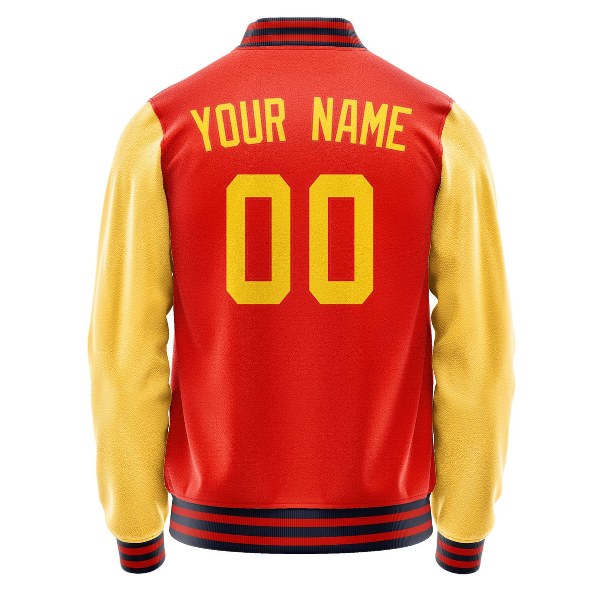 Custom Orange Red Gold Jacket JA1212301112B31230