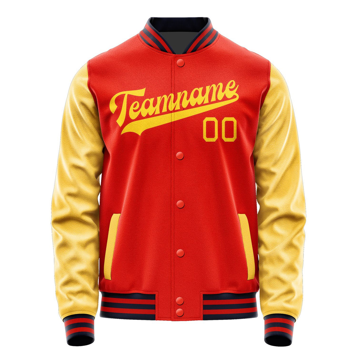 Custom Orange Red Gold Jacket JA1212301112B31230