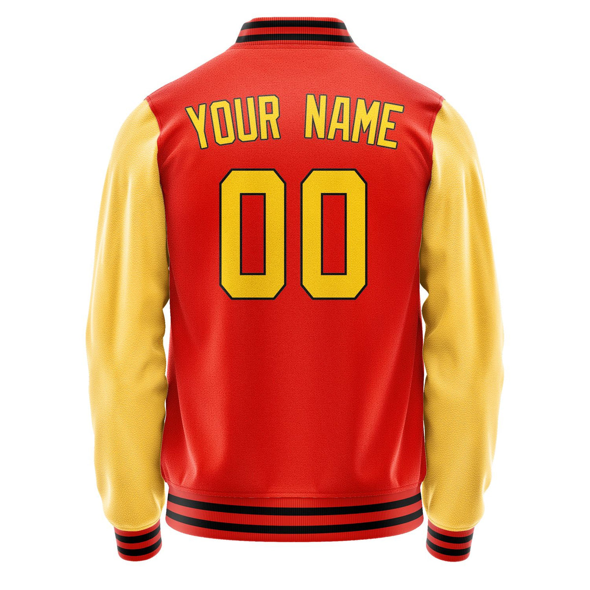 Custom Orange Red Gold Jacket JA1212301217B31730