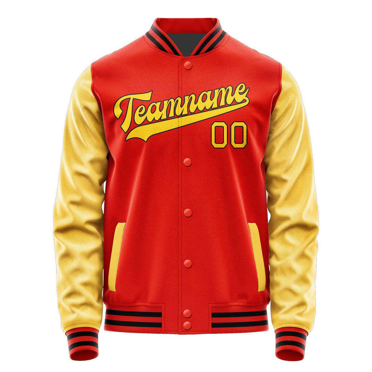 Custom Orange Red Gold Jacket JA1212301217B31730