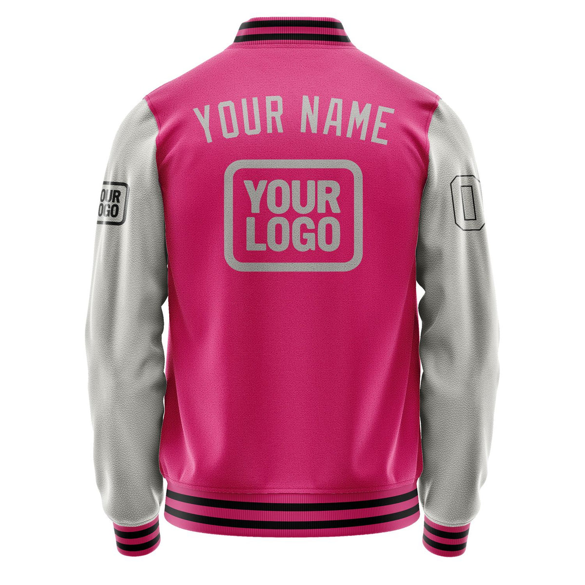 Custom Pink Gray Jacket JA131304131717040417