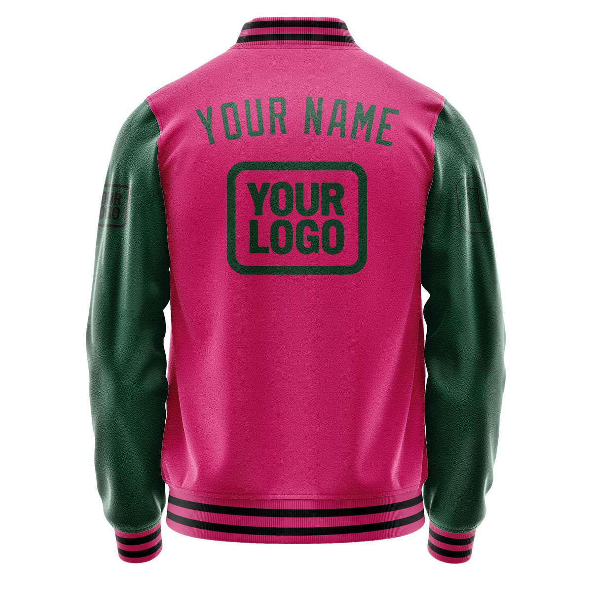 Custom Pink Green Jacket JA131305131717050517