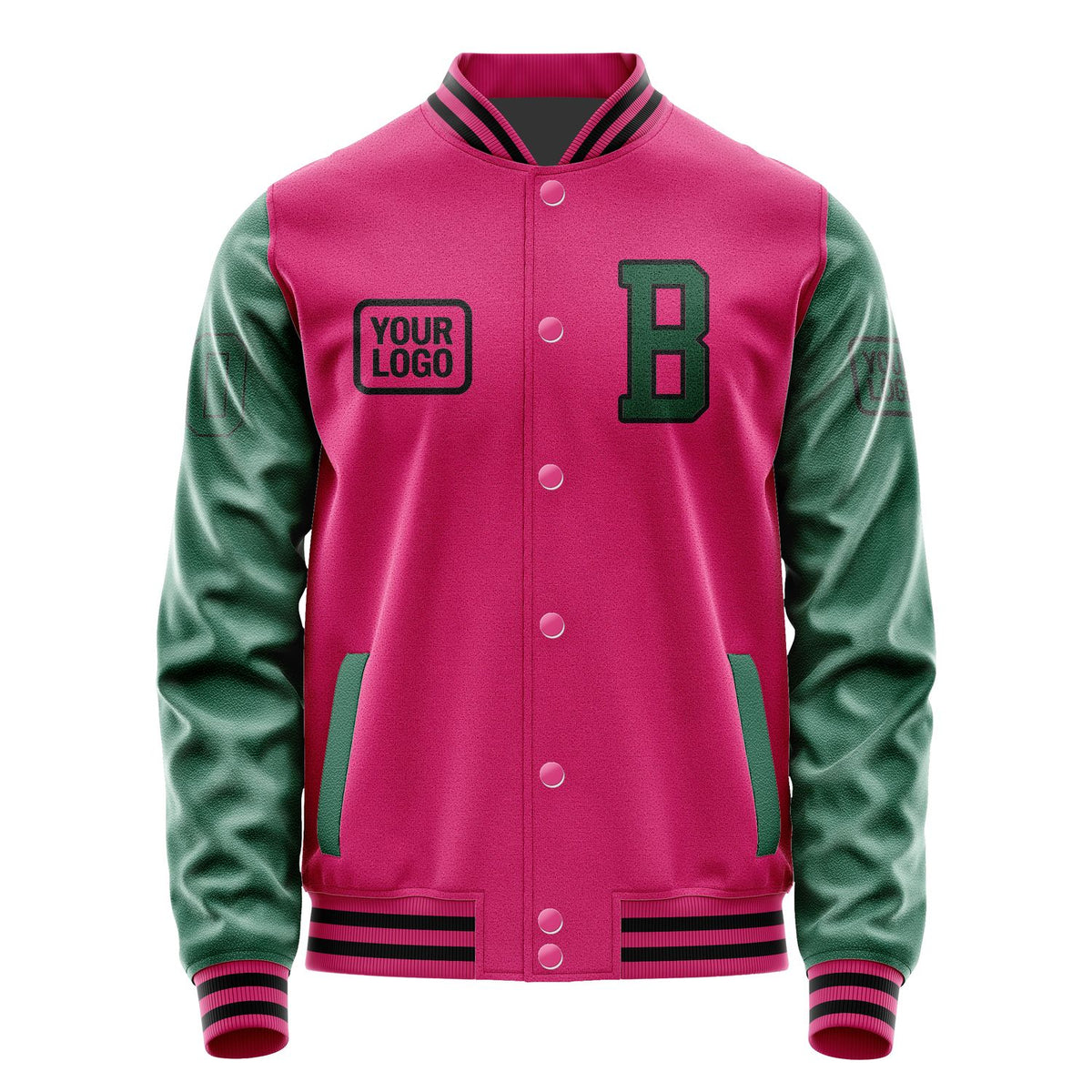 Custom Pink Green Jacket JA131305131717050517