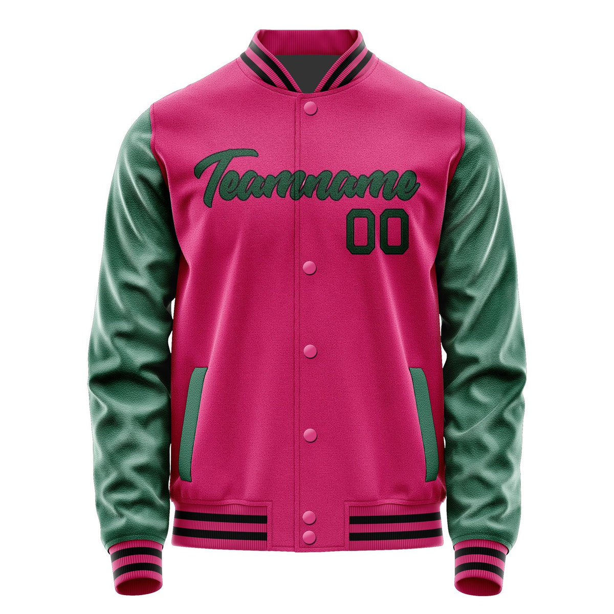 Custom Pink Green Jacket JA1313051317B21705