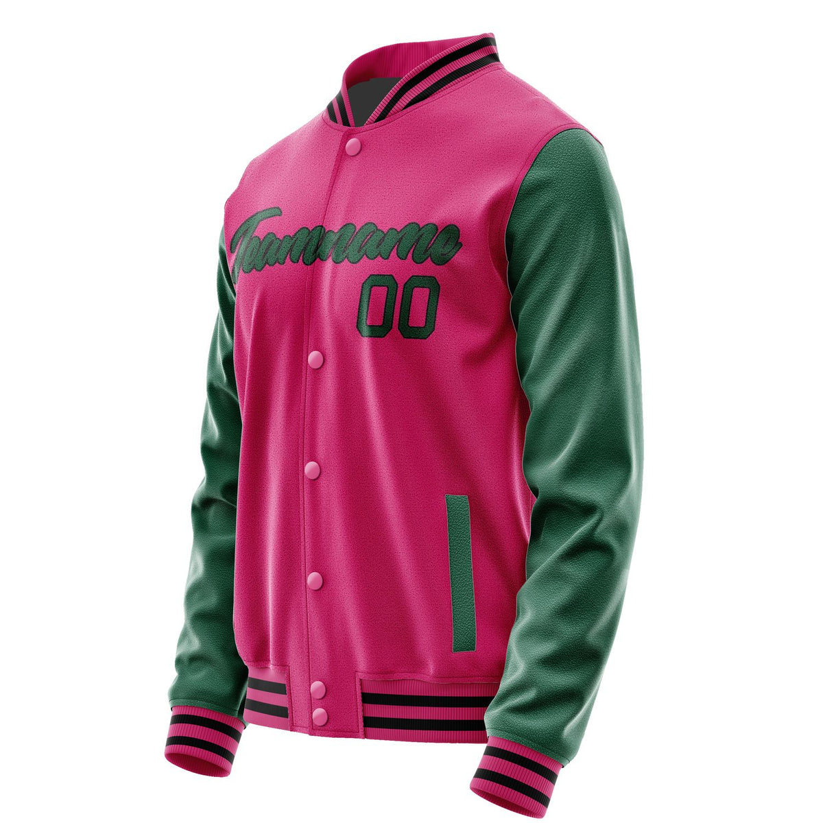 Custom Pink Green Jacket JA1313051317B21705