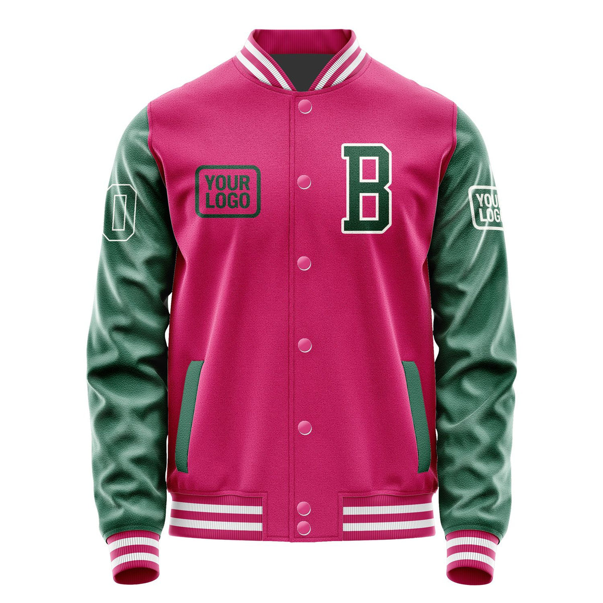 Custom Pink Green Jacket JA131305131818050518