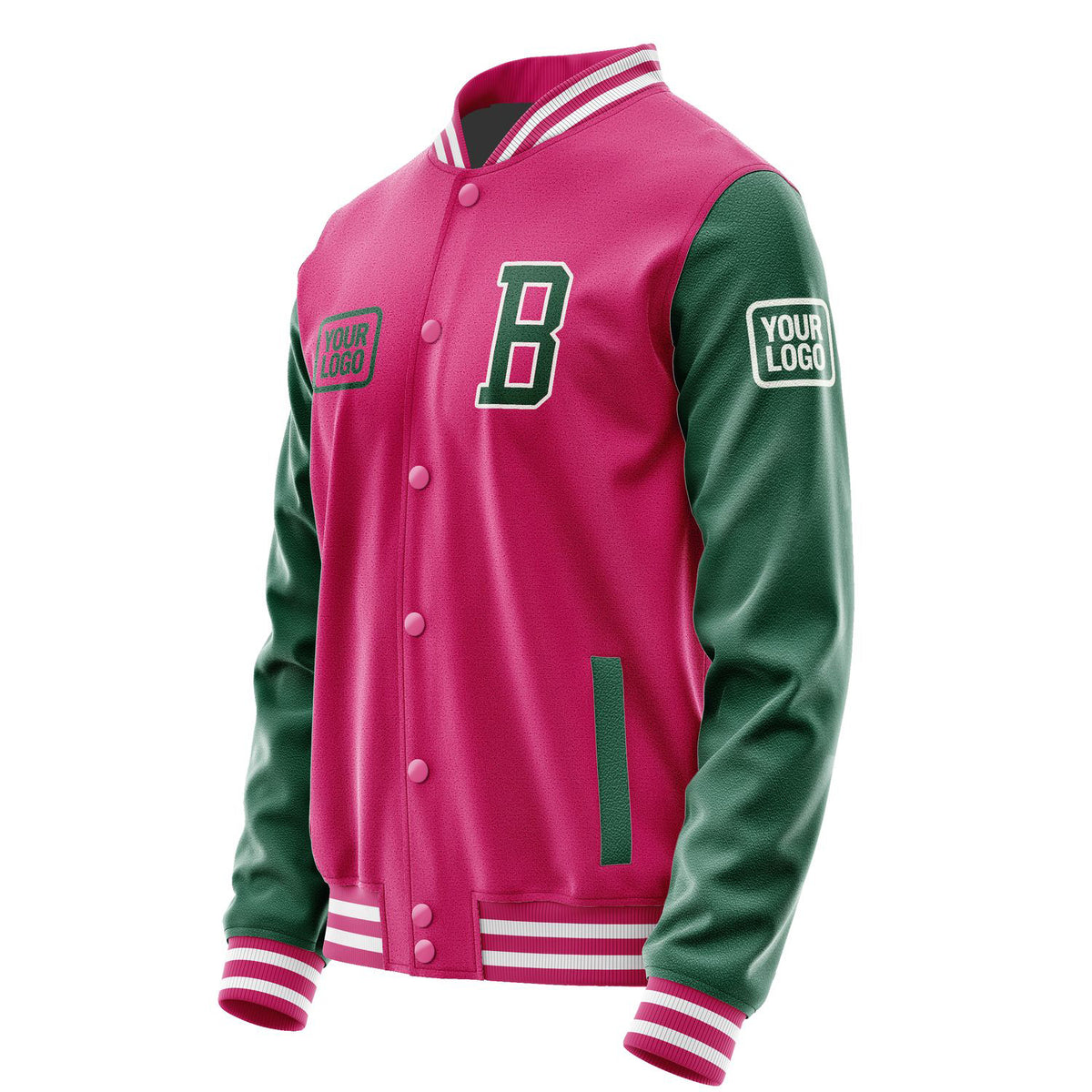 Custom Pink Green Jacket JA131305131818050518