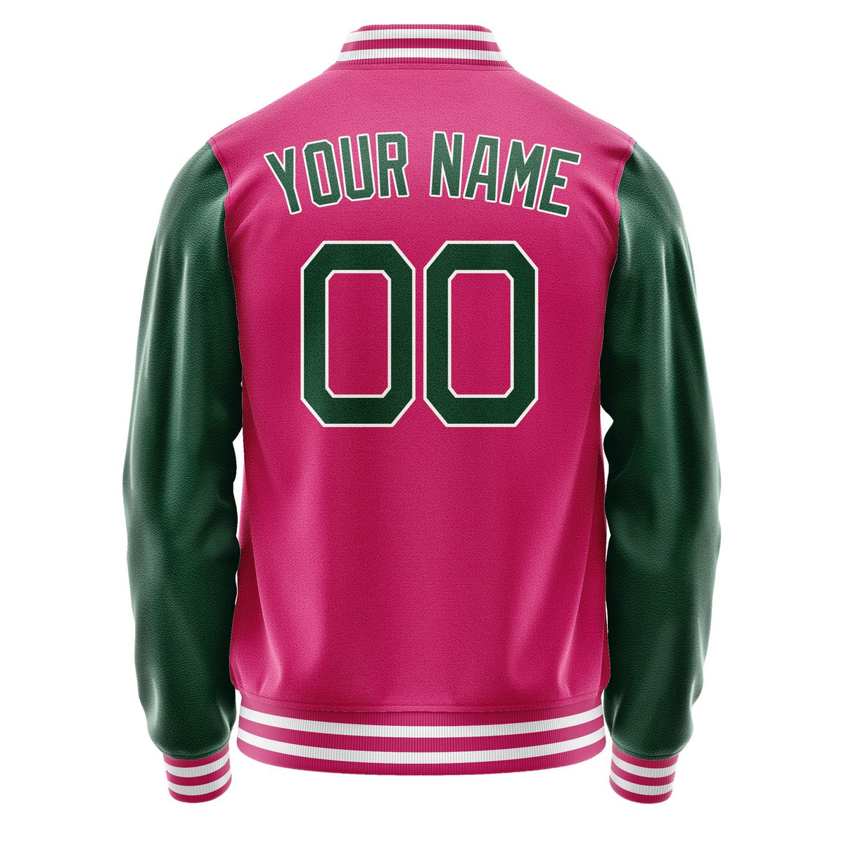 Custom Pink Green Jacket JA1313051318B21805