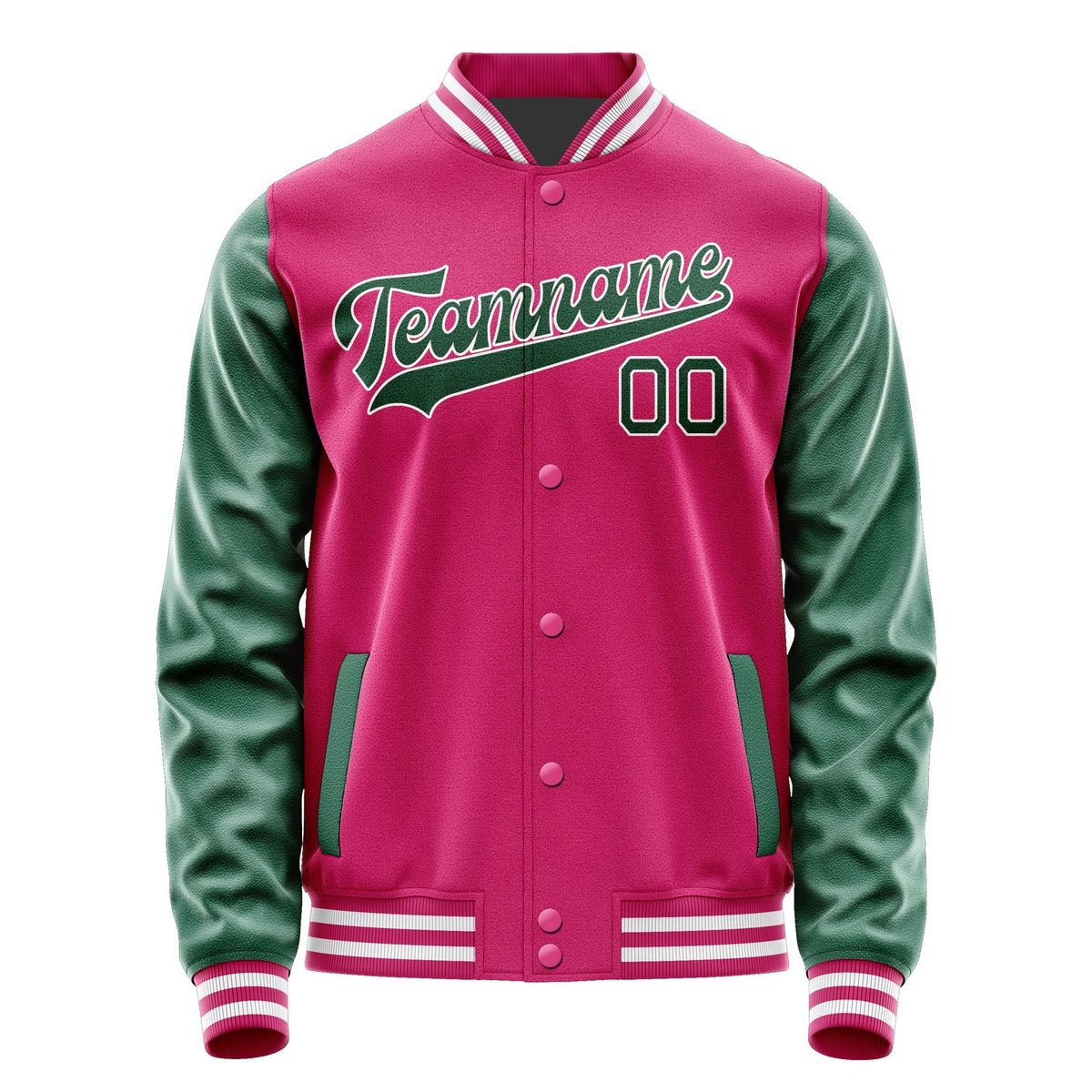 Custom Pink Green Jacket JA1313051318B31805