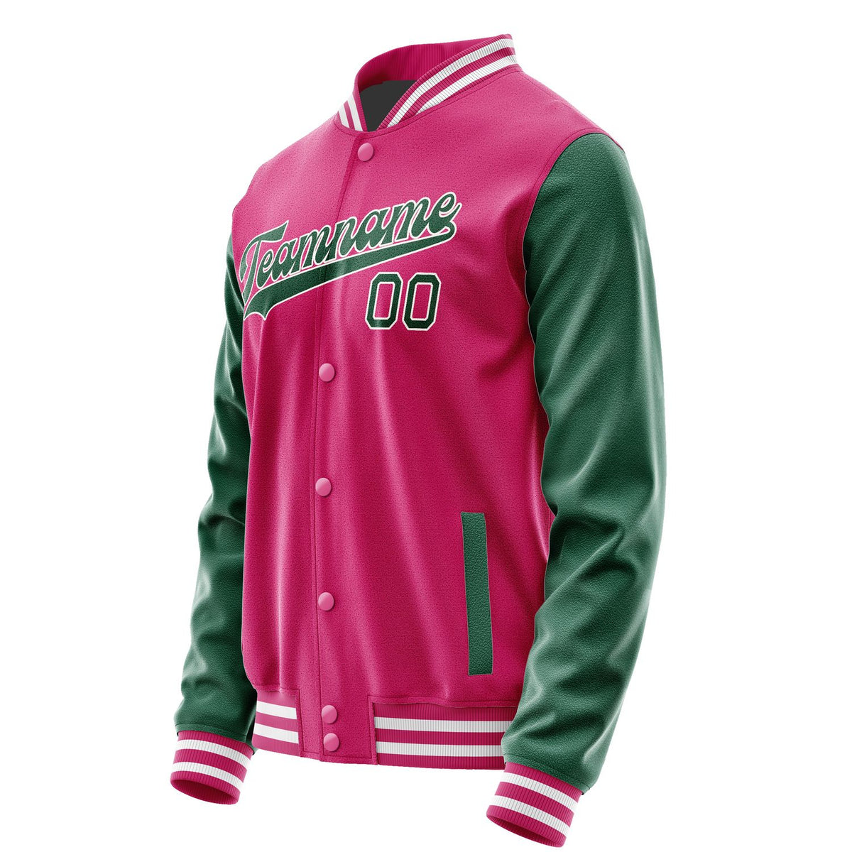 Custom Pink Green Jacket JA1313051318B31805