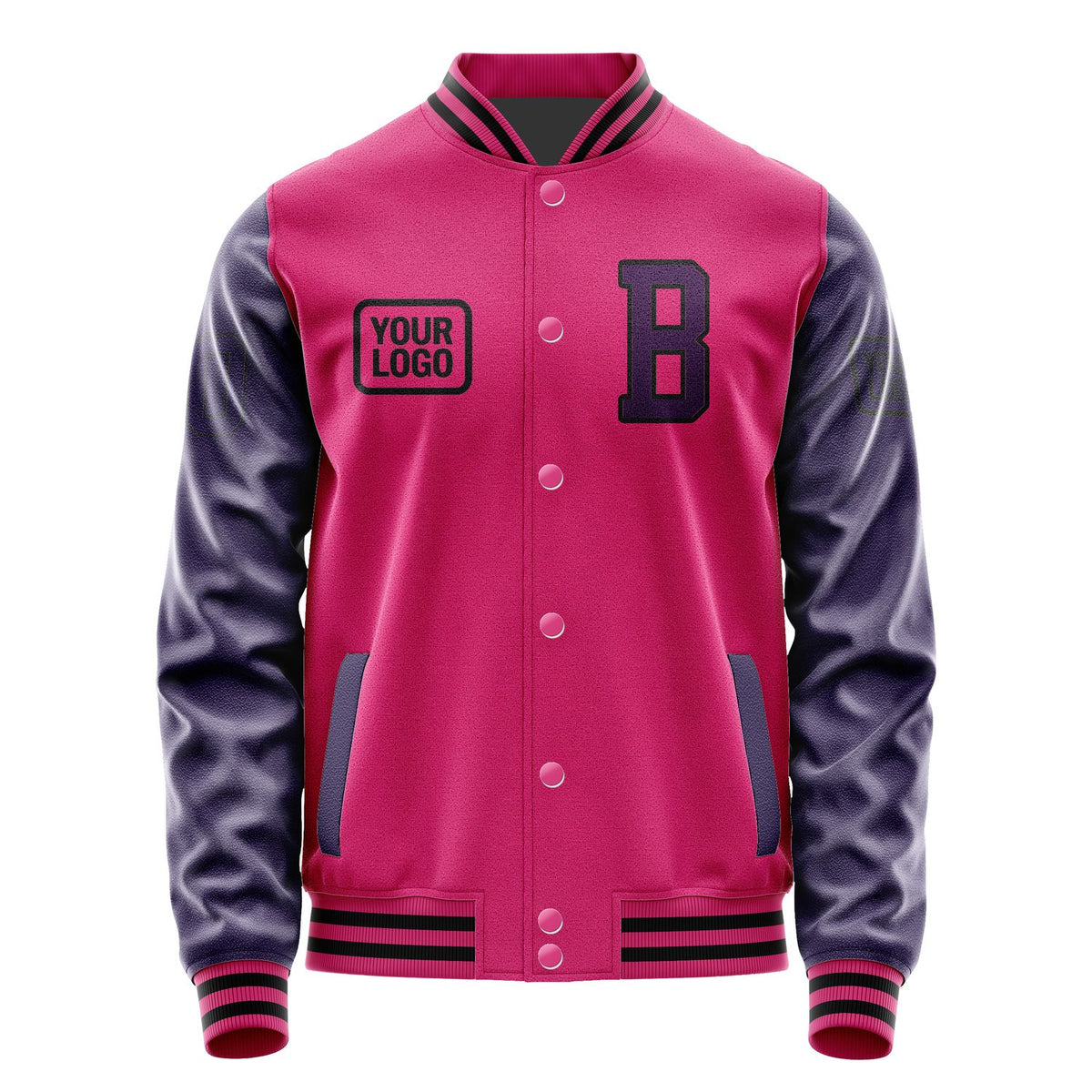 Custom Pink Purple Jacket JA131307131717070717