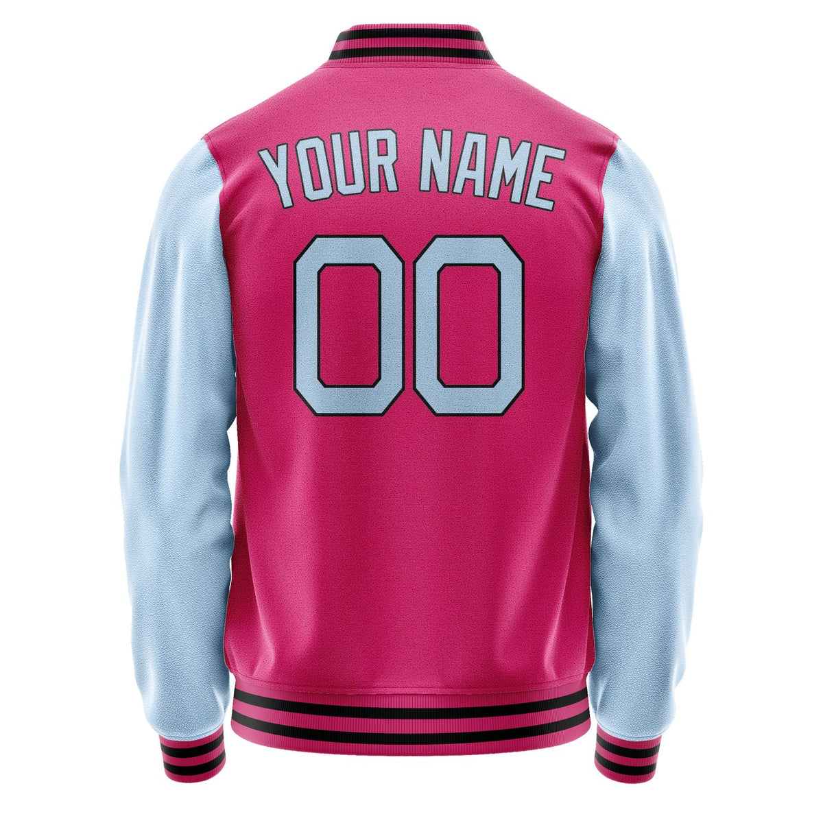 Custom Pink Light Blue Jacket JA1313081317B21708