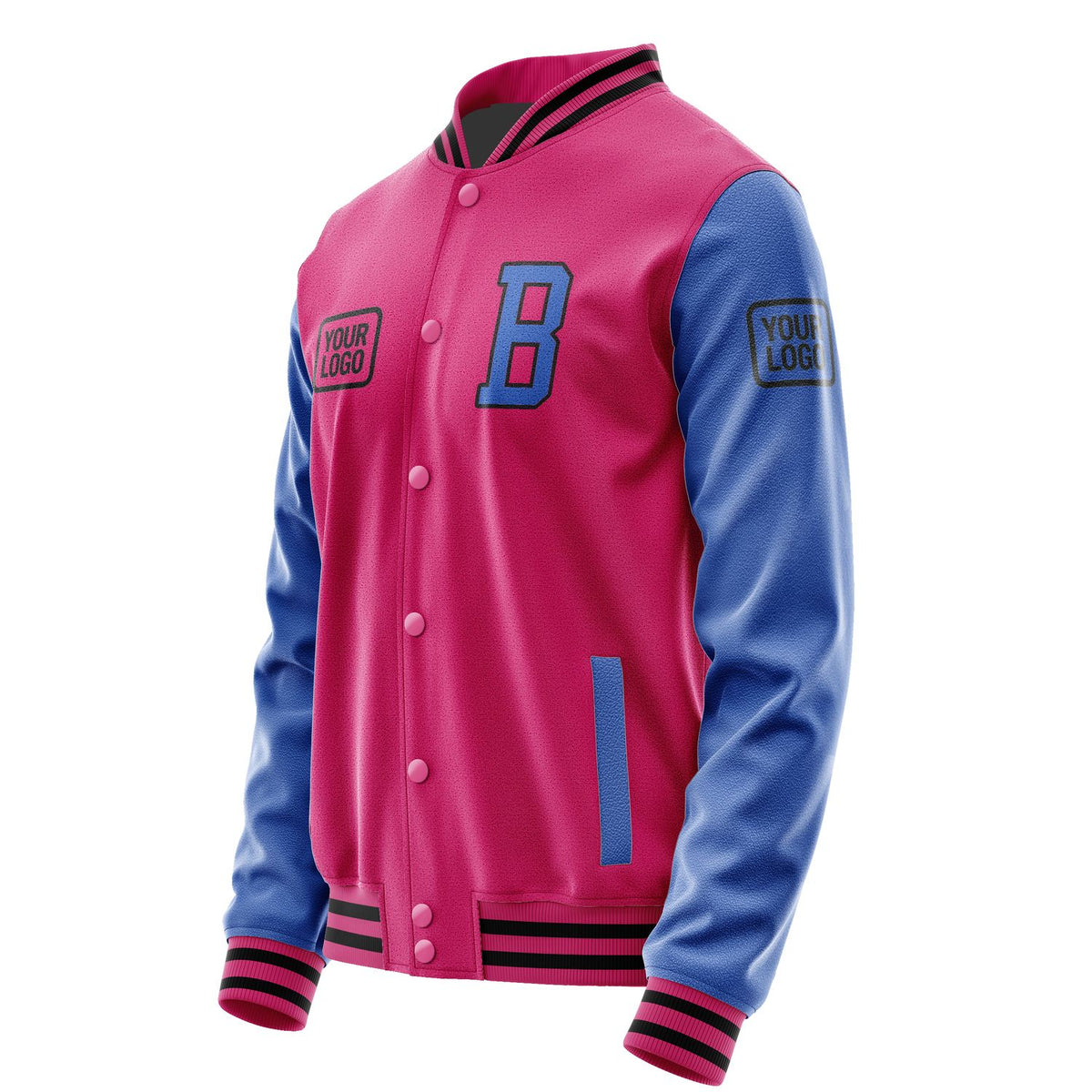 Custom Pink Sky Blue Jacket JA131309131717090917