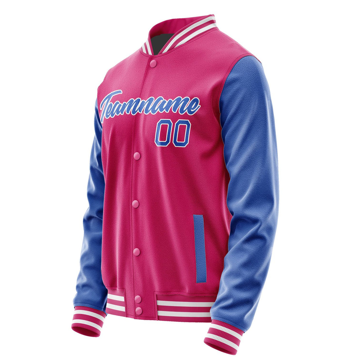 Custom Pink Sky Blue Jacket JA1313091318B21809