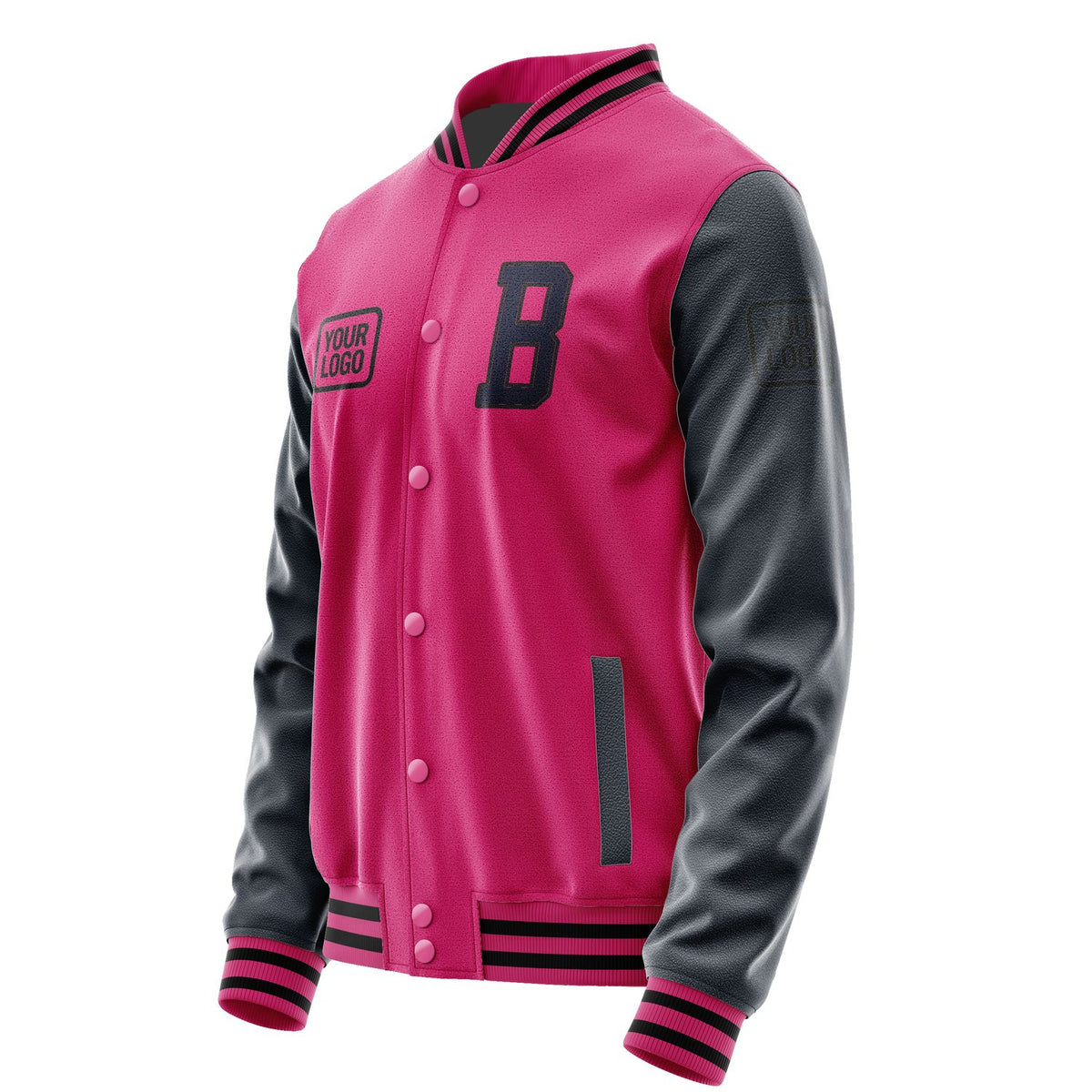 Custom Pink Navy Jacket JA131311131717111117