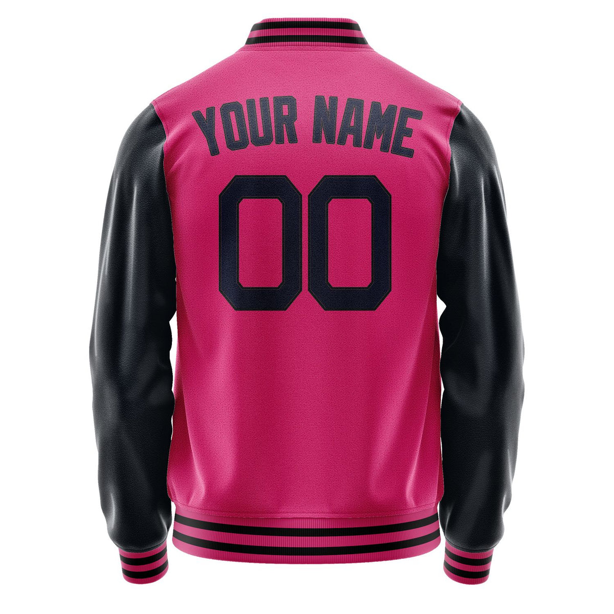 Custom Pink Navy Jacket JA1313111317B21711