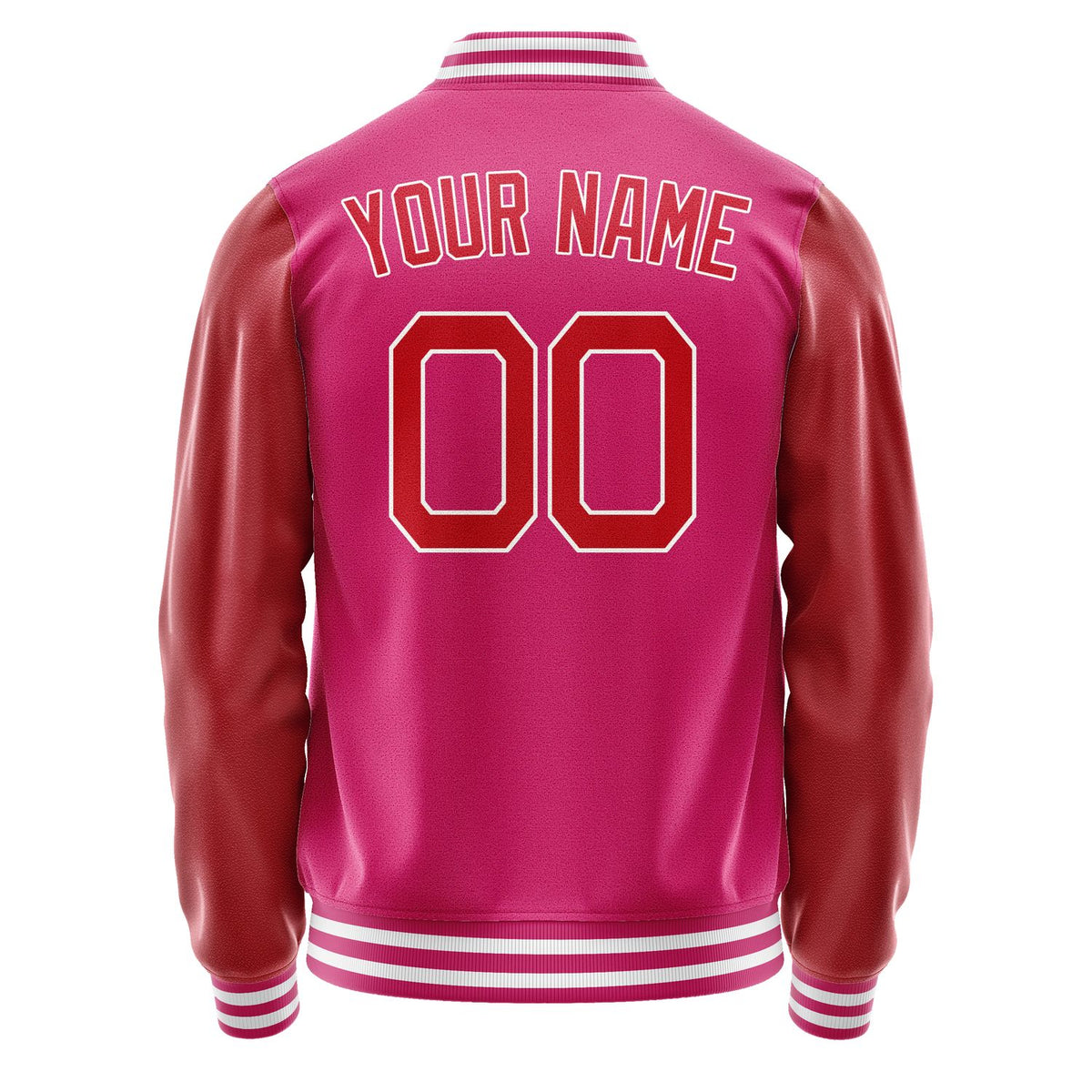 Custom Pink Red Jacket JA1313141318B21814