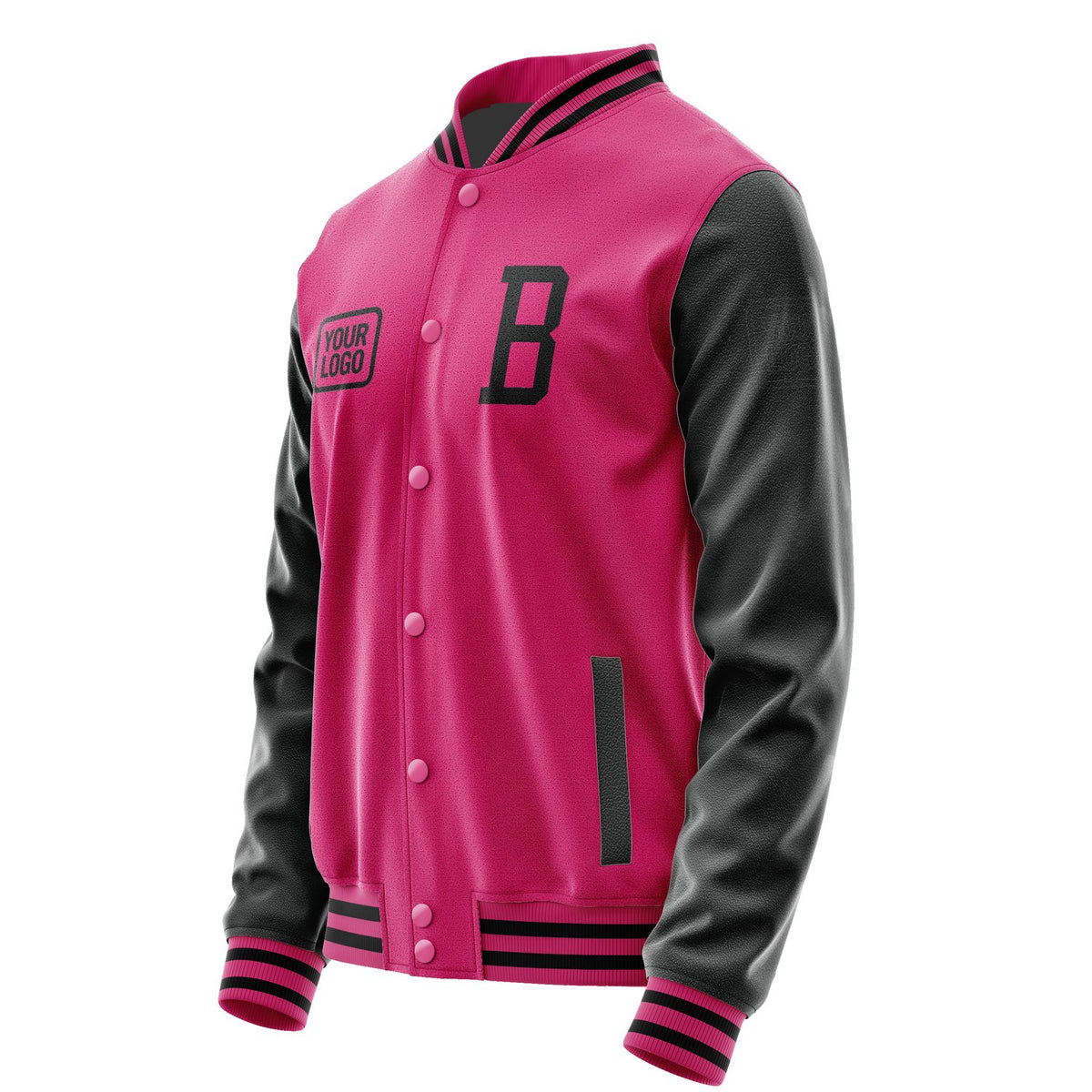 Custom Pink Black Jacket JA131317131717171717