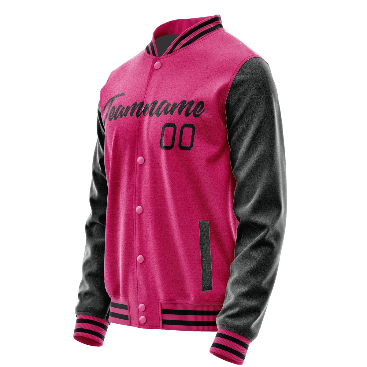 Custom Pink Black Jacket JA1313171317B21717