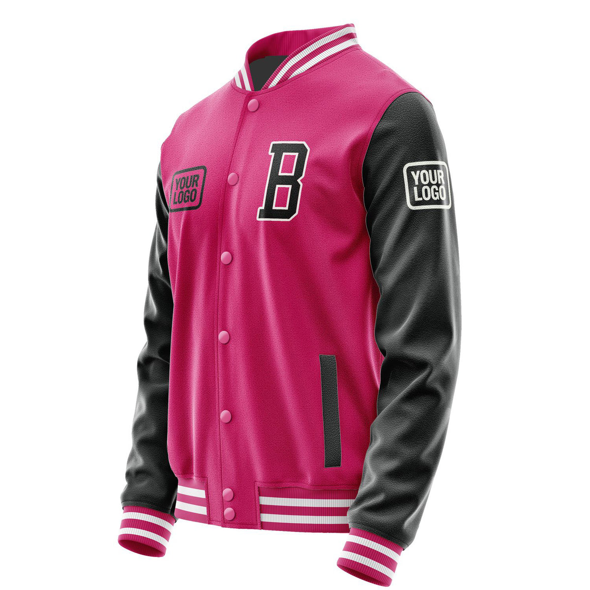 Custom Pink Black Jacket JA131317131818171718