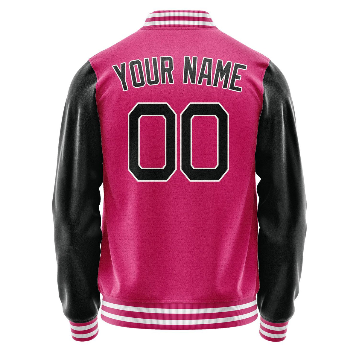 Custom Pink Black Jacket JA1313171318B21817