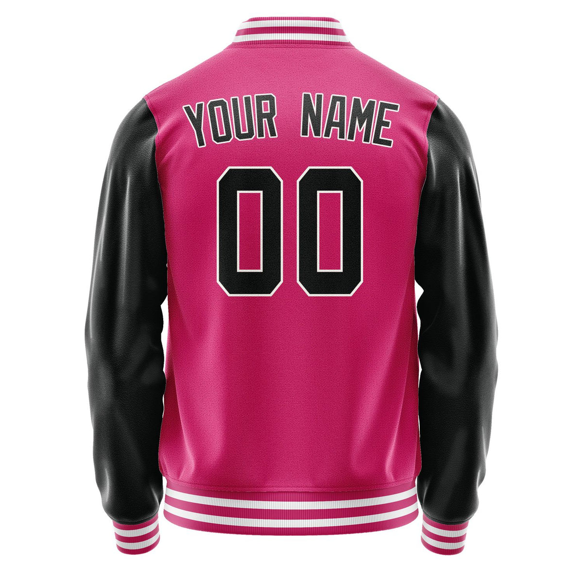 Custom Pink Black Jacket JA1313171318B31817