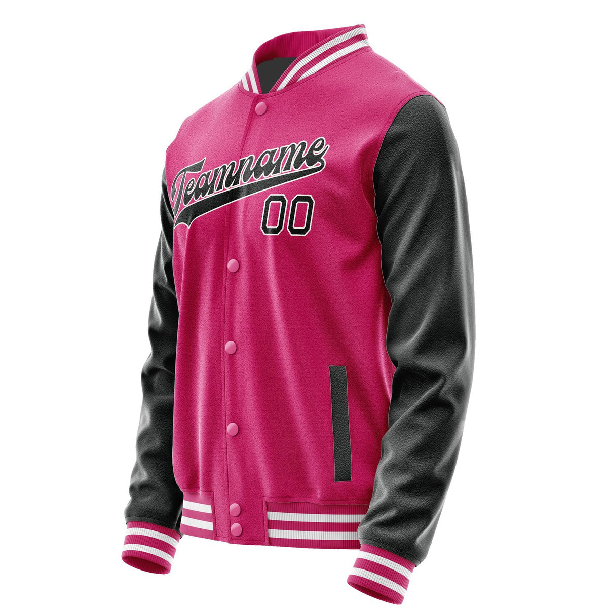 Custom Pink Black Jacket JA1313171318B31817