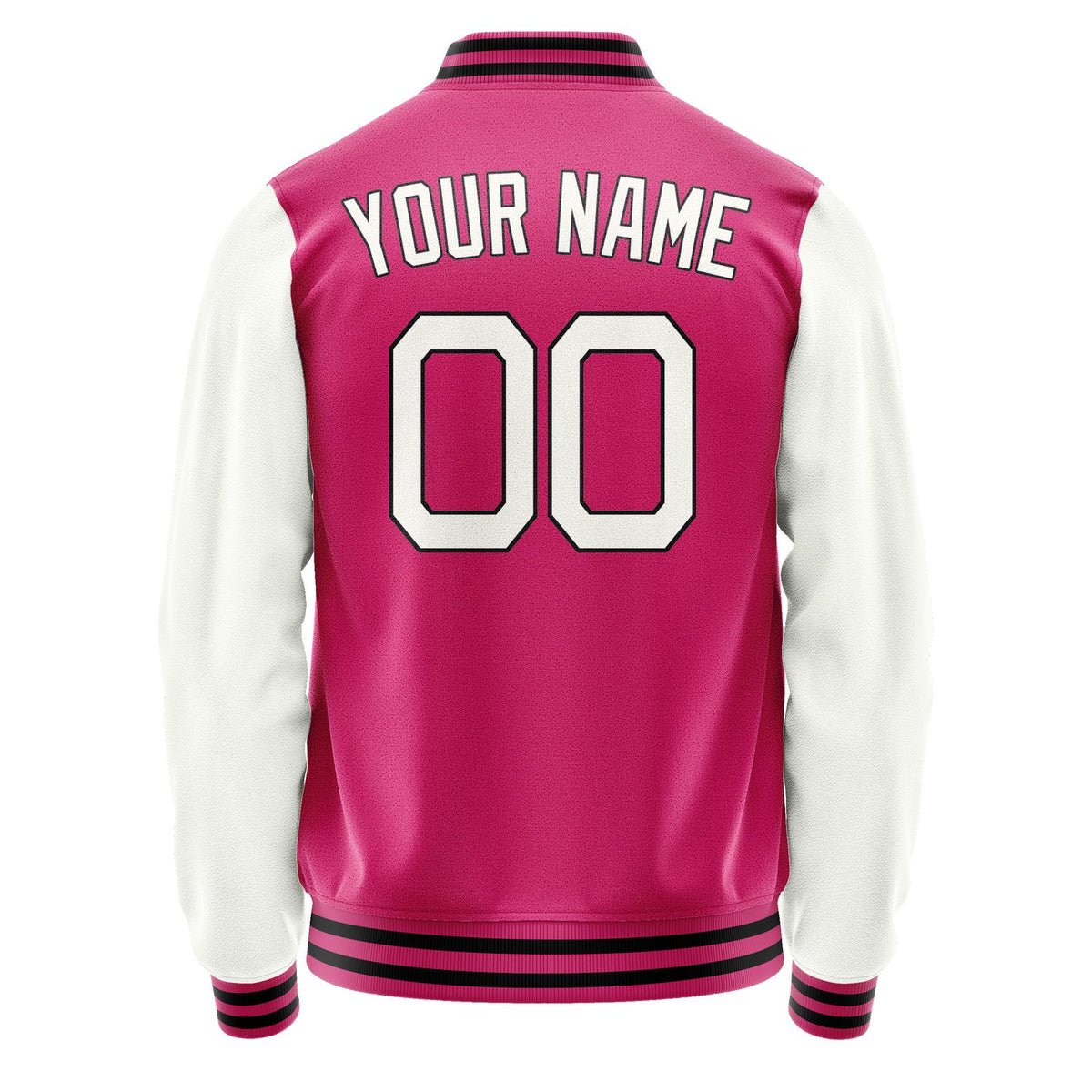 Custom Pink White Jacket JA1313181317B21718