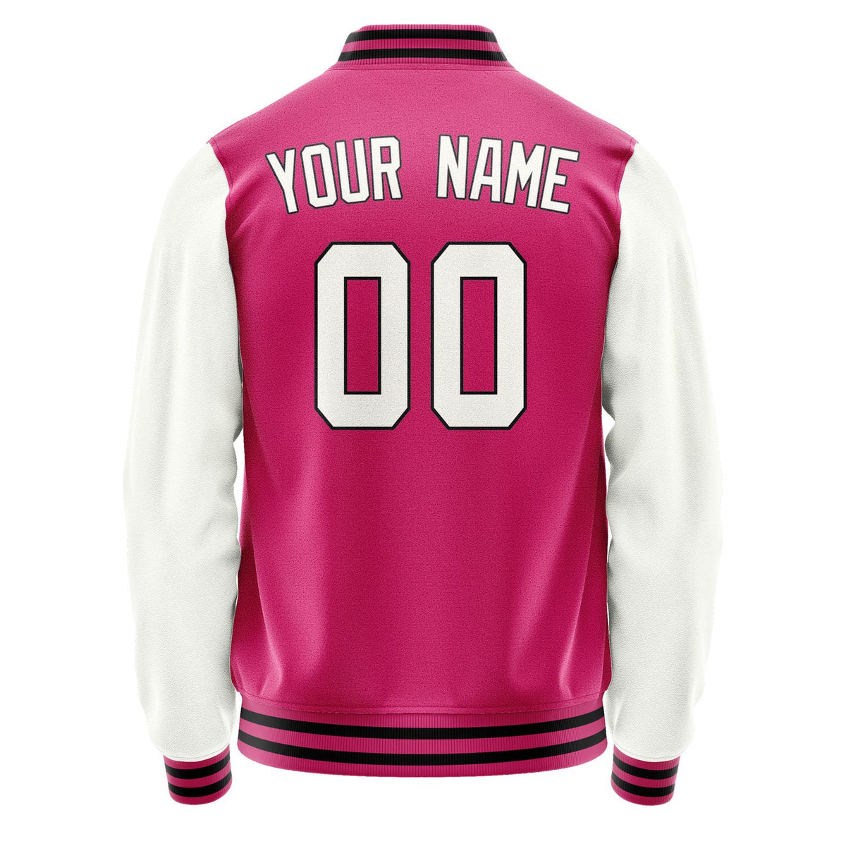 Custom Pink White Jacket JA1313181317B31718