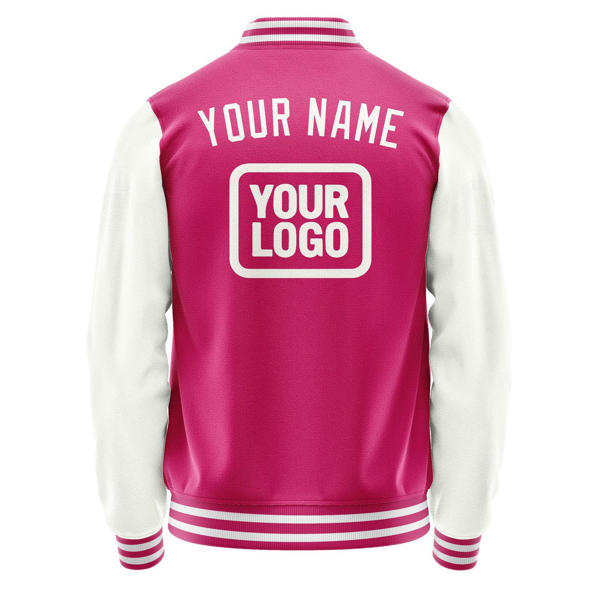 Custom Pink White Jacket JA131318131818181818