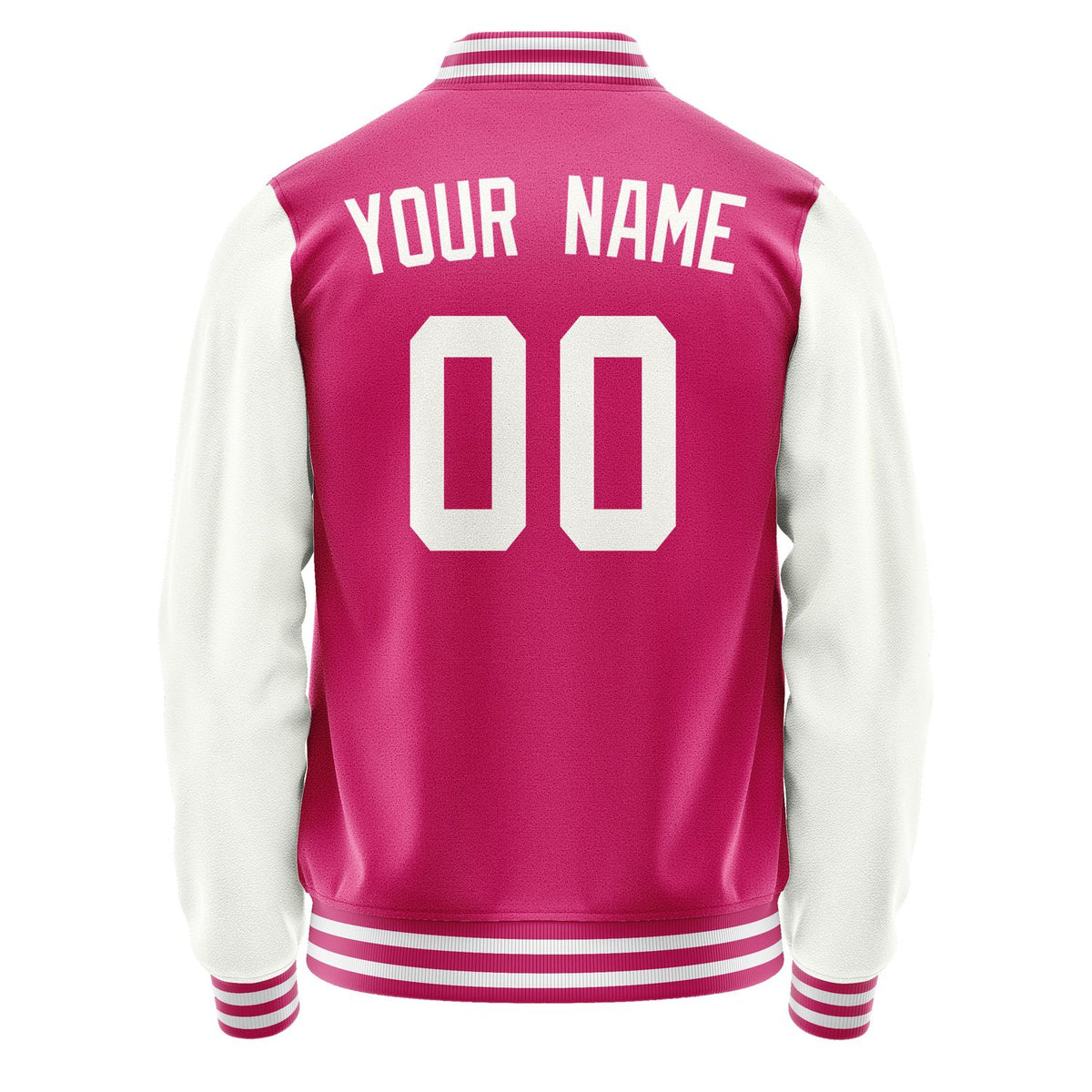 Custom Pink White Jacket JA1313181318B31818