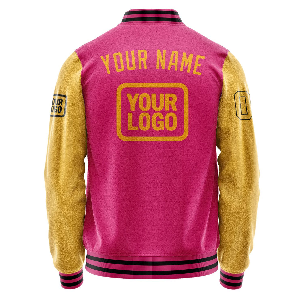 Custom Pink Yellow Jacket JA131319131717191917