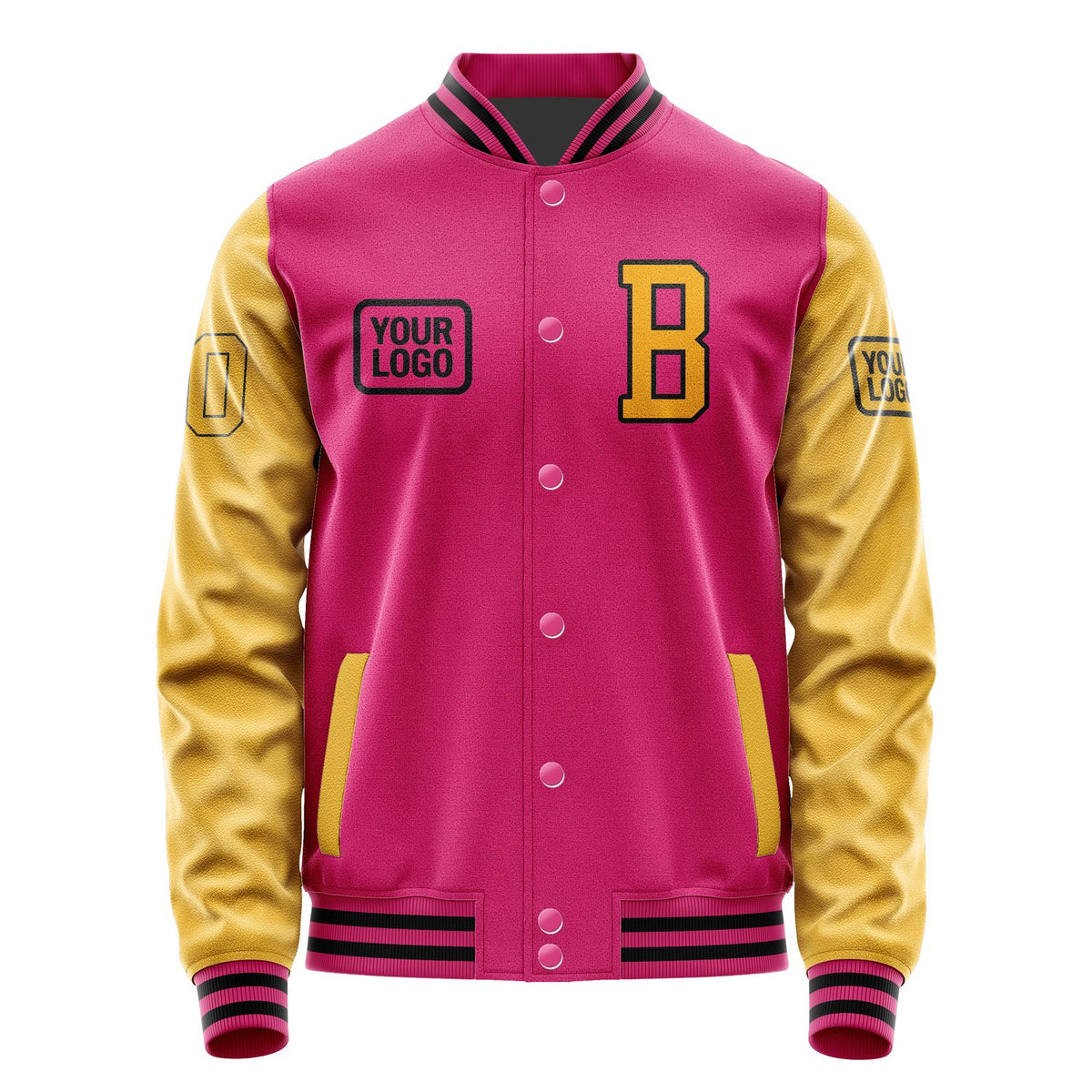 Custom Pink Yellow Jacket JA131319131717191917