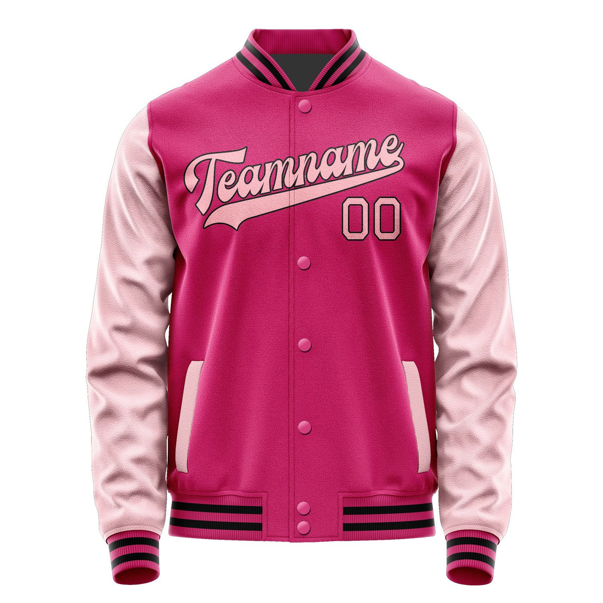 Custom Pink Light Pink Jacket JA1313211317B31721