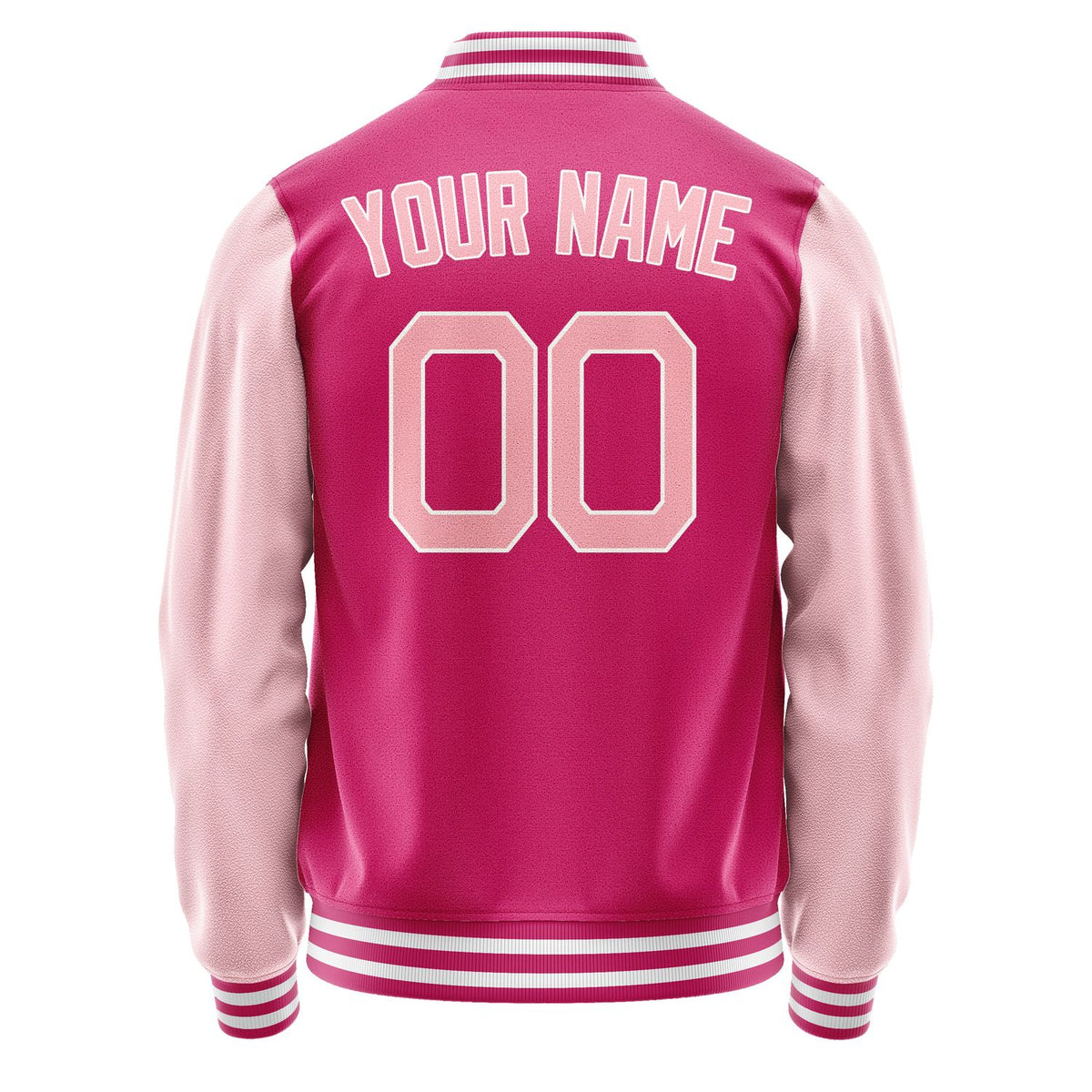 Custom Pink Light Pink Jacket JA1313211318B21821